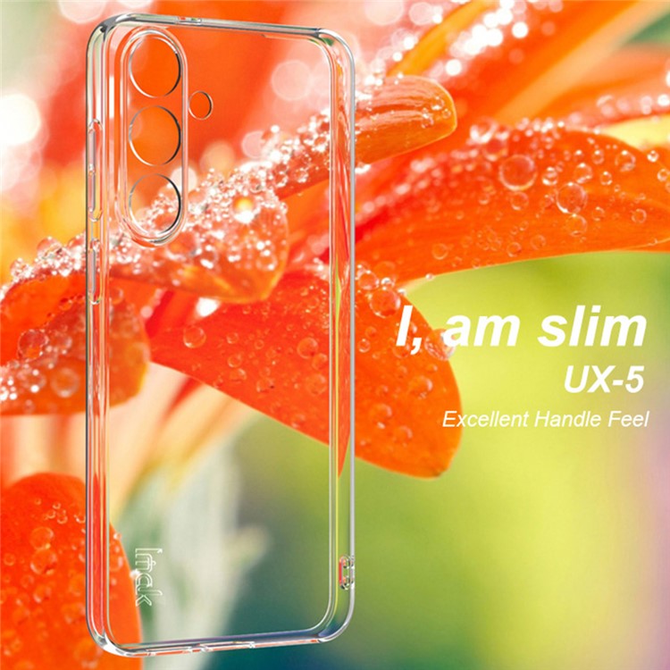 IMAK UX-5 Series Phone Cover for Samsung Galaxy S25+ Clear Case Shockproof TPU Slim Phone Back Cover