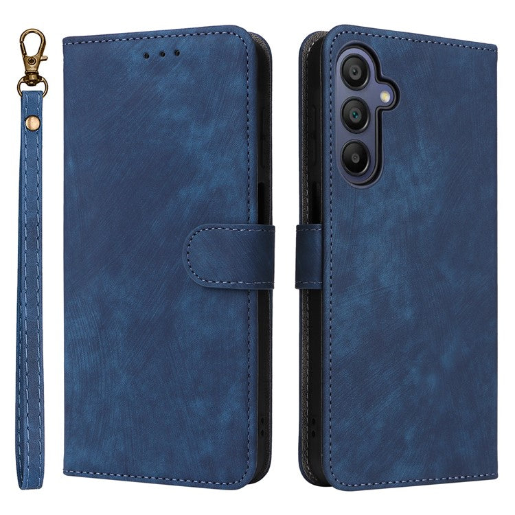 For Samsung Galaxy A26 5G Wallet Case RFID Blocking PU Leather Cover Stand View - Blue