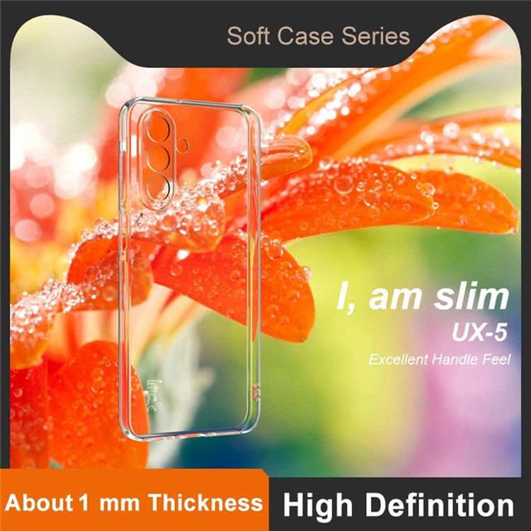 IMAK UX-5 Series Phone Cover for Samsung Galaxy A26 5G Clear Case Shockproof TPU Slim Phone Back Cover