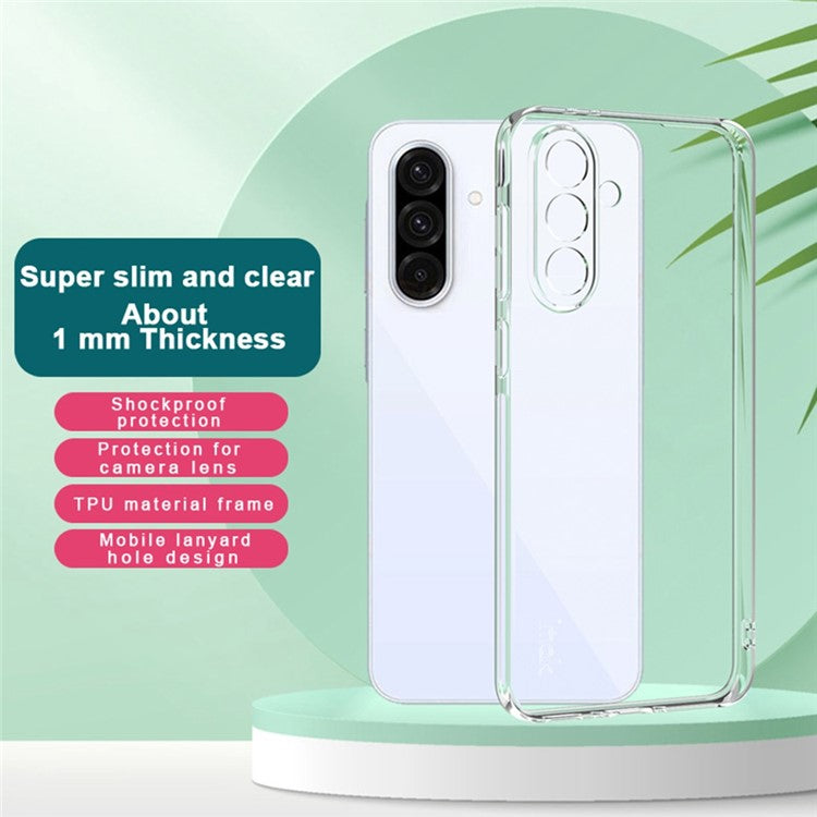 IMAK UX-5 Series Phone Cover for Samsung Galaxy A56 5G Clear Case Shockproof TPU Slim Phone Back Cover