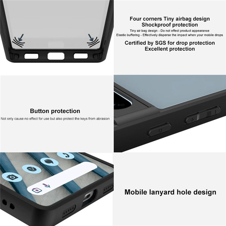 IMAK UX-9B Series For Samsung Galaxy A36 5G Case Tiny Airbag PC+TPU Matte Phone Cover