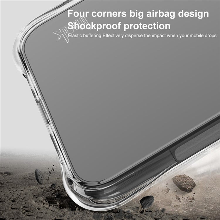 IMAK For Samsung Galaxy A56 5G Case TPU Phone Cover Airbag Shockproof Protection - Black