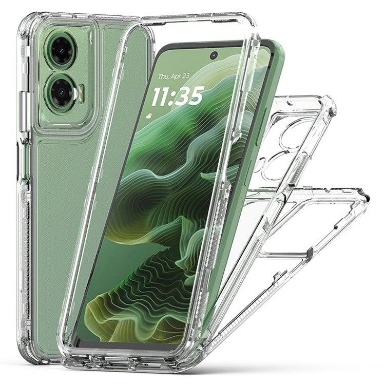 For Motorola Moto G35 5G Case Anti Scratch Acrylic TPU Clear Phone Cover