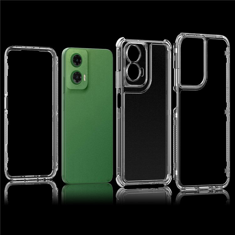 For Motorola Moto G35 5G Case Anti Scratch Acrylic TPU Clear Phone Cover