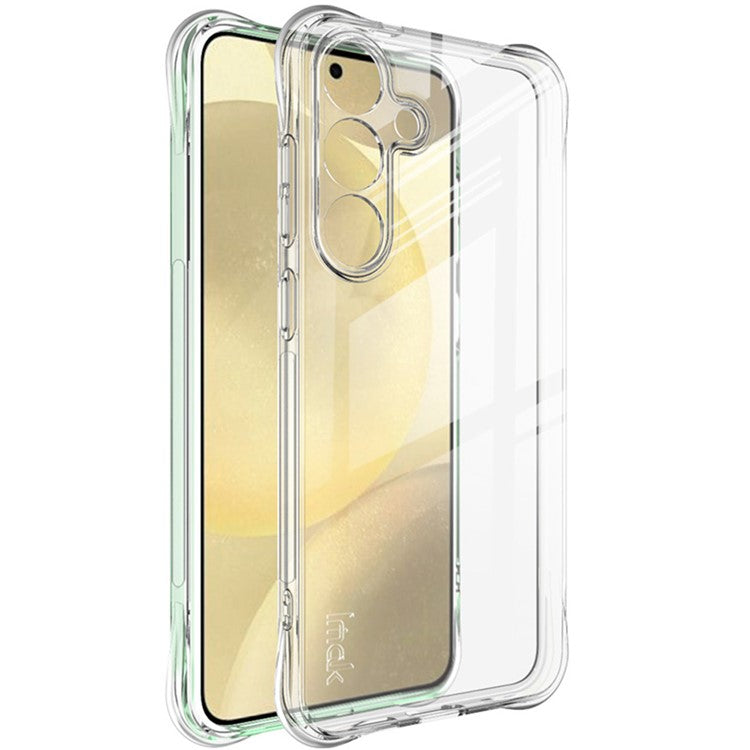 IMAK For Samsung Galaxy S25 Case TPU Phone Cover Airbag Shockproof Protection - Transparent