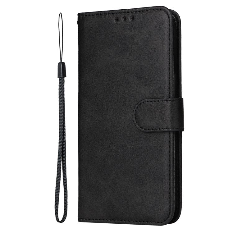 Wallet Case for vivo Y300 5G / Y200 5G / V40 Lite (Indonesia) 5G / 4G Leather Phone Cover - Black