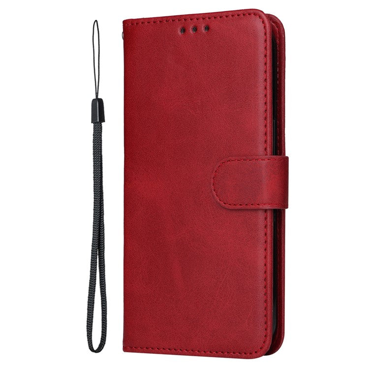 Wallet Case for vivo Y300 5G / Y200 5G / V40 Lite (Indonesia) 5G / 4G Leather Phone Cover - Red