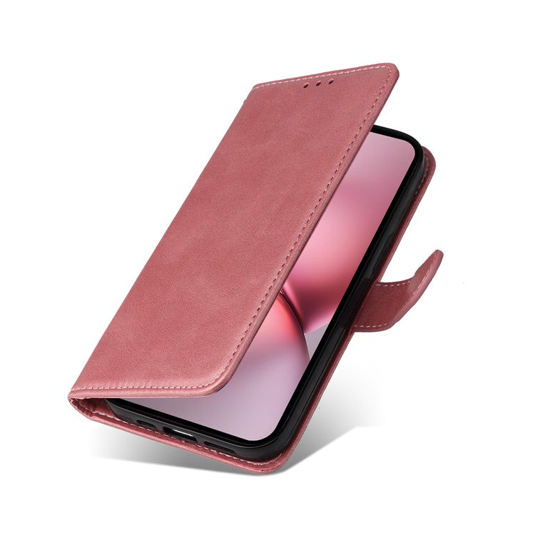 For vivo X200 Pro mini 5G Case Wallet PU Leather Folio Flip Phone Cover - Pink