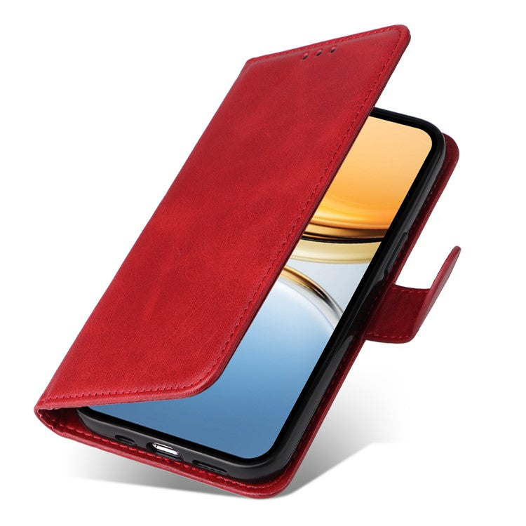 For vivo Y300 Pro 5G Case Wallet PU Leather Folio Flip Phone Cover - Red