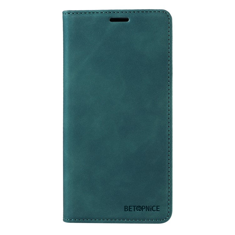 BETOPNICE 003 Wallet Phone Case for vivo Y300 5G / Y200 5G / V40 Lite (Indonesia) 5G / 4G Leather Cover with Stand - Green