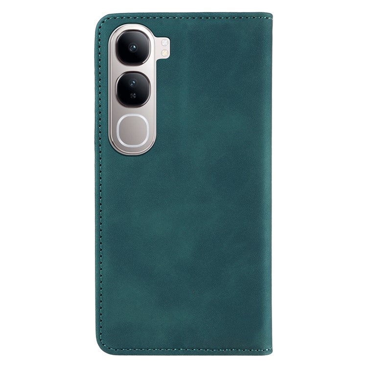 BETOPNICE 003 Wallet Phone Case for vivo Y300 5G / Y200 5G / V40 Lite (Indonesia) 5G / 4G Leather Cover with Stand - Green