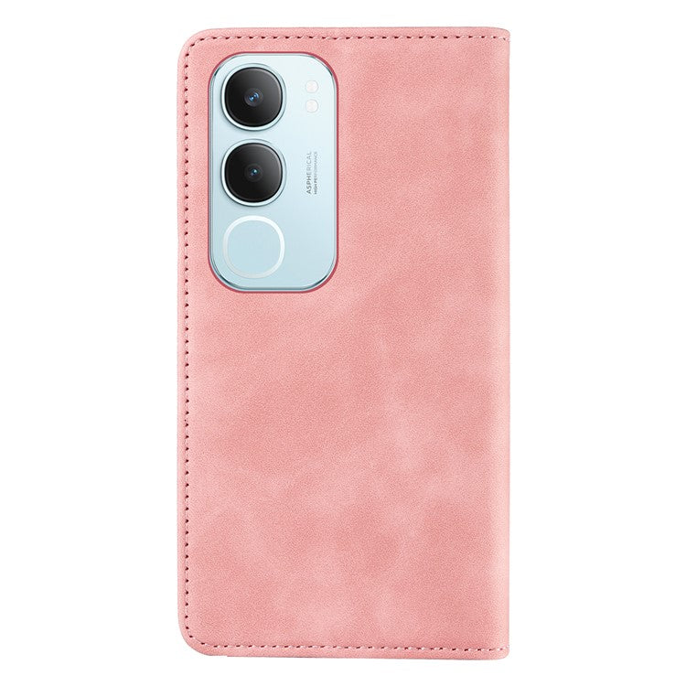 BETOPNICE 003 For vivo Y19s 4G Wallet Case Leather Phone Cover with Stand - Pink