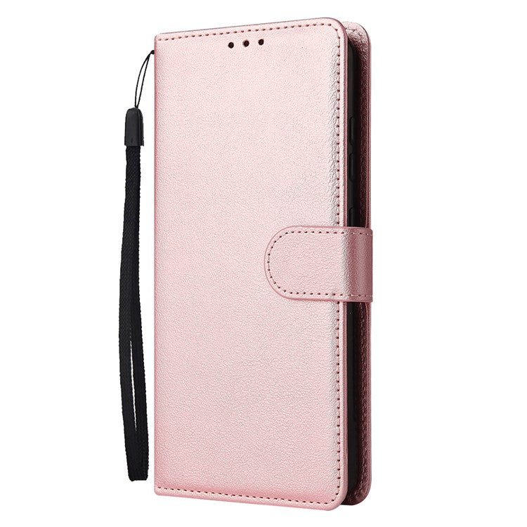 Wallet Phone Case for vivo Y75s 5G / T1x 5G / Y72 5G / iQOO Z3 / Y53s 4G / Y53s / Y52 5G PU Leather Cover - Rose Gold