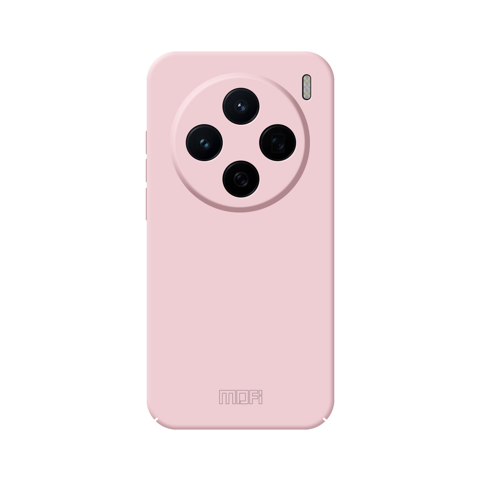 For vivo X200 5G MOFI JK Qin Series Skin-Touch Matte Phone Case Acrylic+TPU Shockproof Cover - Pink