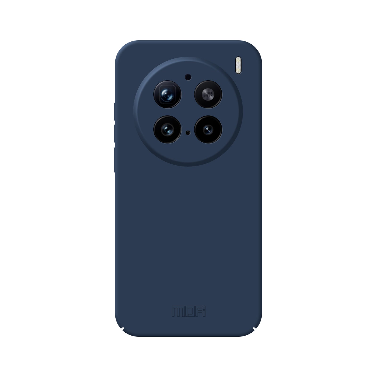 For vivo X200 Pro 5G MOFI JK Qin Series Skin-Touch Matte Phone Case Acrylic+TPU Shockproof Cover - Blue