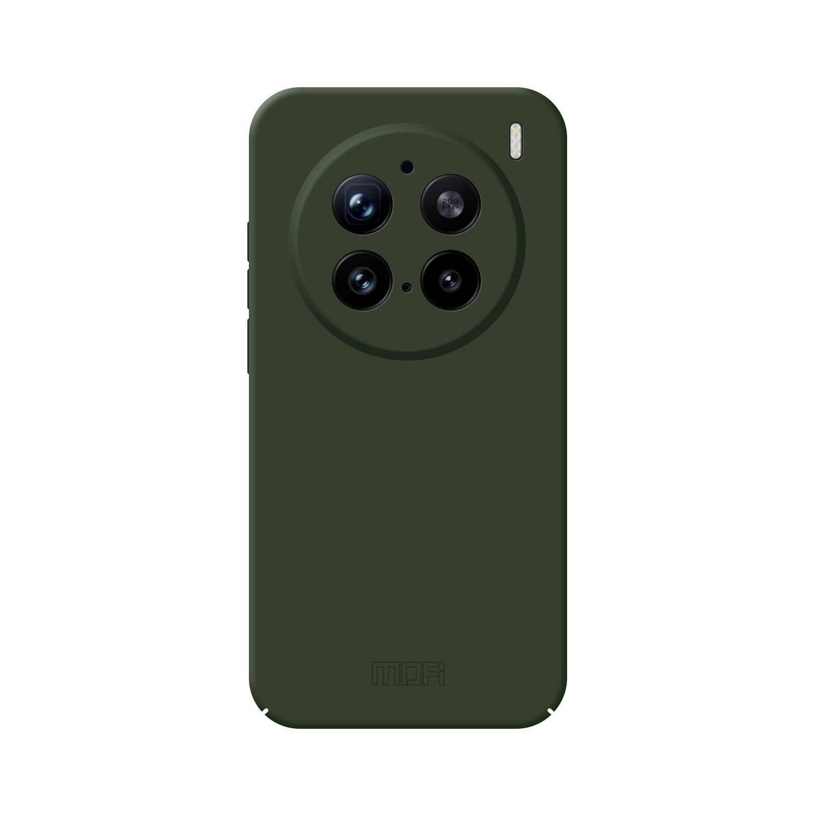 For vivo X200 Pro 5G MOFI JK Qin Series Skin-Touch Matte Phone Case Acrylic+TPU Shockproof Cover - Green