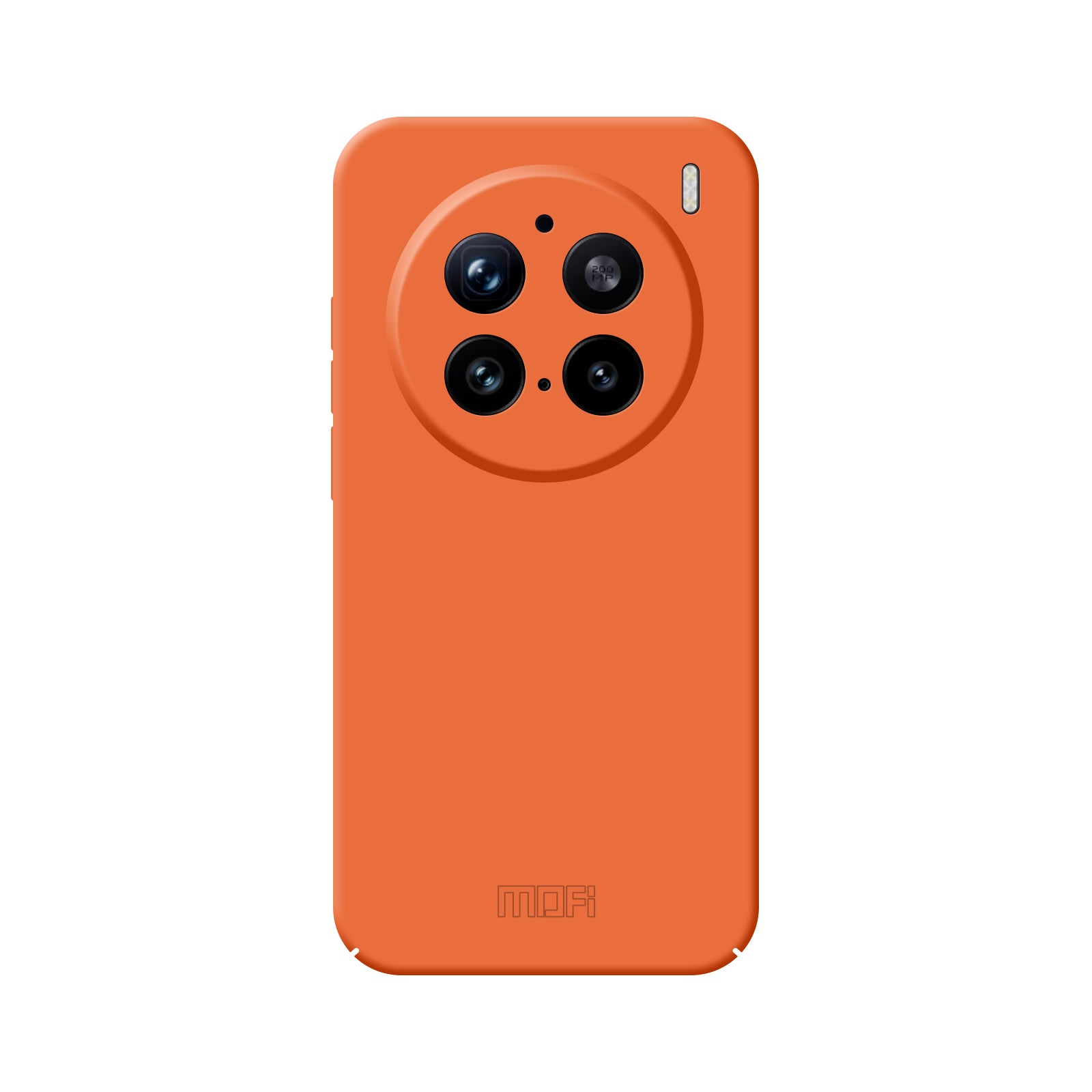 For vivo X200 Pro 5G MOFI JK Qin Series Skin-Touch Matte Phone Case Acrylic+TPU Shockproof Cover - Orange