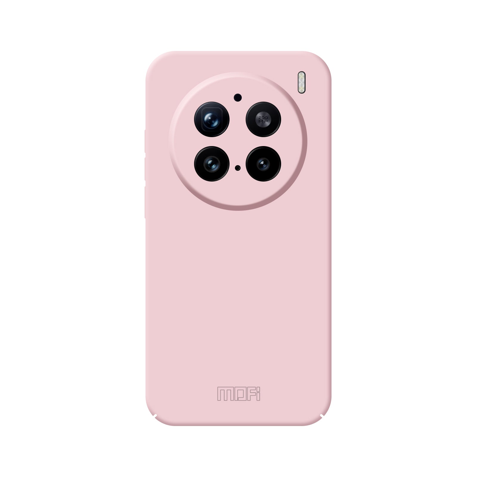 For vivo X200 Pro 5G MOFI JK Qin Series Skin-Touch Matte Phone Case Acrylic+TPU Shockproof Cover - Pink