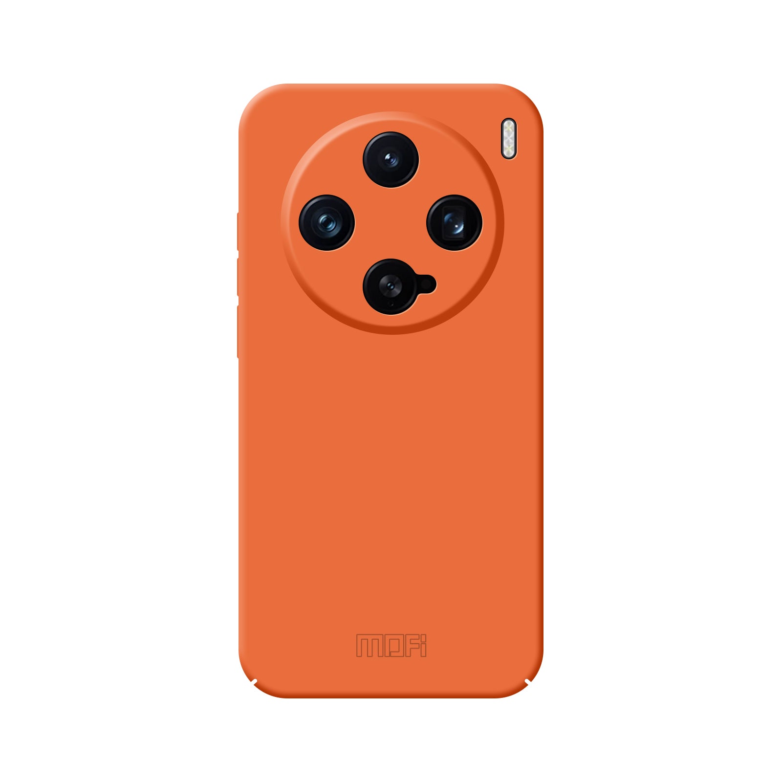 For vivo X200 Pro mini 5G MOFI JK Qin Series Skin-Touch Matte Phone Case Acrylic+TPU Shockproof Cover - Orange