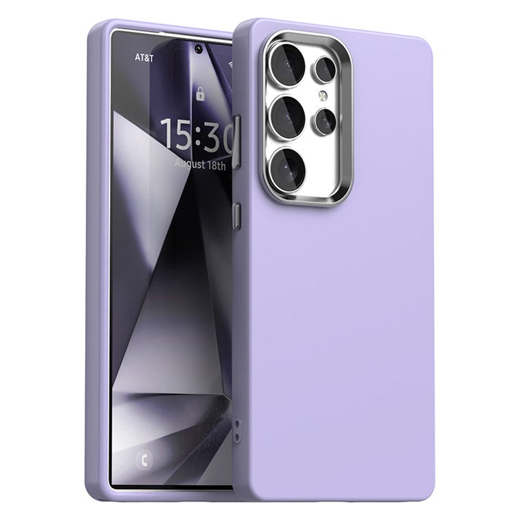 For Samsung Galaxy S25 Ultra Case TPU + TPE Anti Drop Protection Phone Cover - Purple