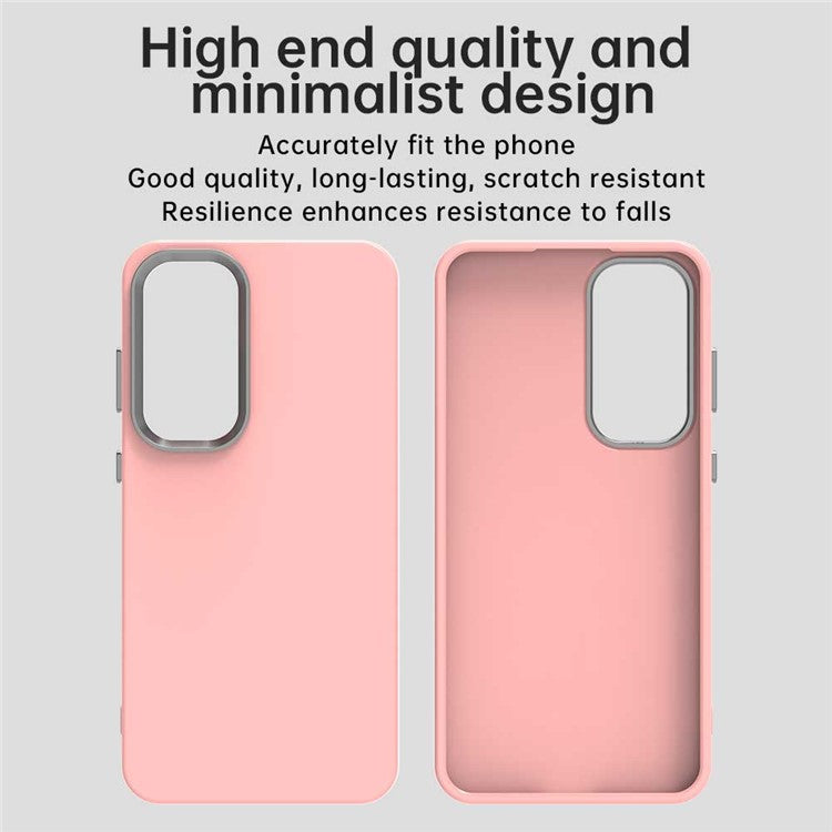 For Samsung Galaxy S25 / S24 Case TPU + TPE Anti Drop Protection Phone Cover - Pink