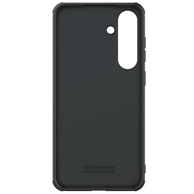 NILLKIN Frosted Shield Pro For Samsung Galaxy S25 Case Matte PC+TPU Phone Cover - Black