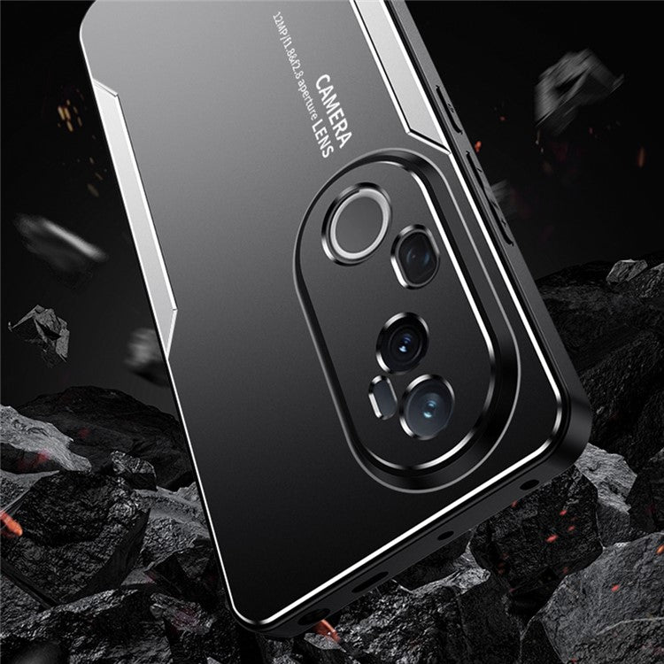 For vivo S20 Pro 5G Phone Case Aluminium Alloy TPU PC Back Cover - Silver