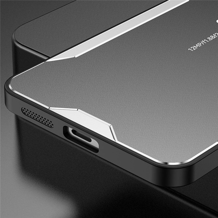 For vivo S20 Pro 5G Phone Case Aluminium Alloy TPU PC Back Cover - Silver