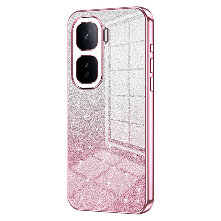 For vivo iQOO Neo10 5G / Neo10 Pro 5G Case Electroplating Gradient Glitter TPU Phone Cover - Pink