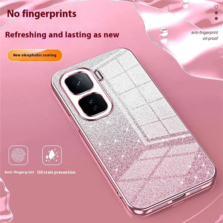 For vivo iQOO Neo10 5G / Neo10 Pro 5G Case Electroplating Gradient Glitter TPU Phone Cover - Pink