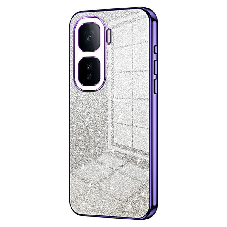 For vivo iQOO Neo10 5G / Neo10 Pro 5G Case Electroplating Gradient Glitter TPU Phone Cover - Purple