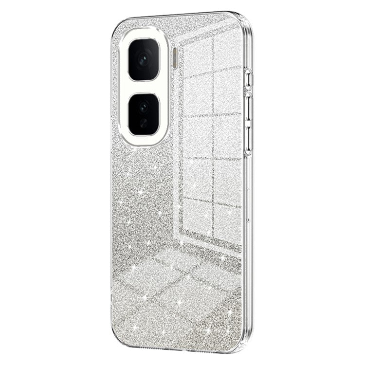 For vivo iQOO Neo10 5G / Neo10 Pro 5G Case Electroplating Gradient Glitter TPU Phone Cover - Transparent