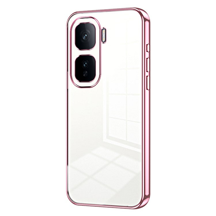 For vivo iQOO Neo10 5G / Neo10 Pro 5G Case Electroplating Frame Soft TPU Phone Cover - Pink