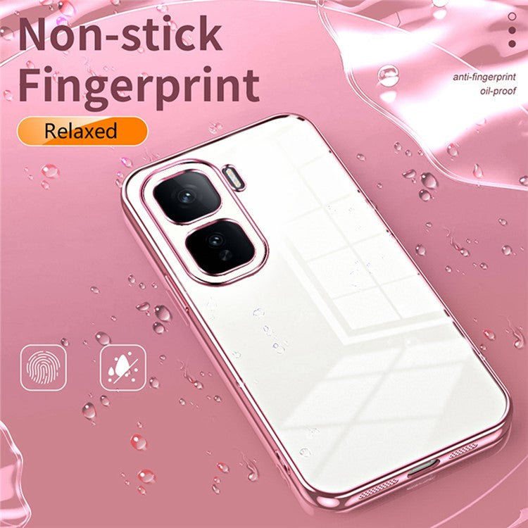 For vivo iQOO Neo10 5G / Neo10 Pro 5G Case Electroplating Frame Soft TPU Phone Cover - Pink