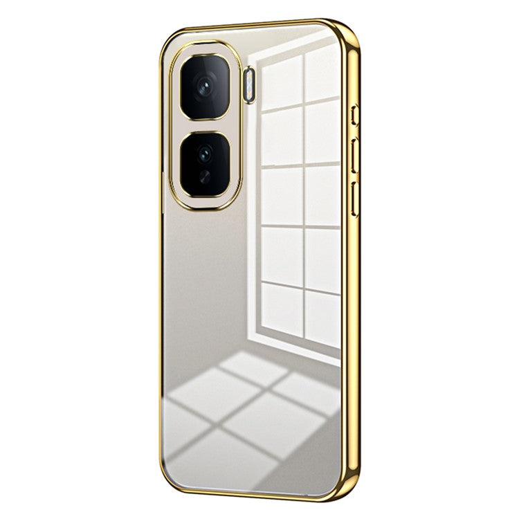 For vivo iQOO Neo10 5G / Neo10 Pro 5G Case Electroplating Frame Soft TPU Phone Cover - Gold