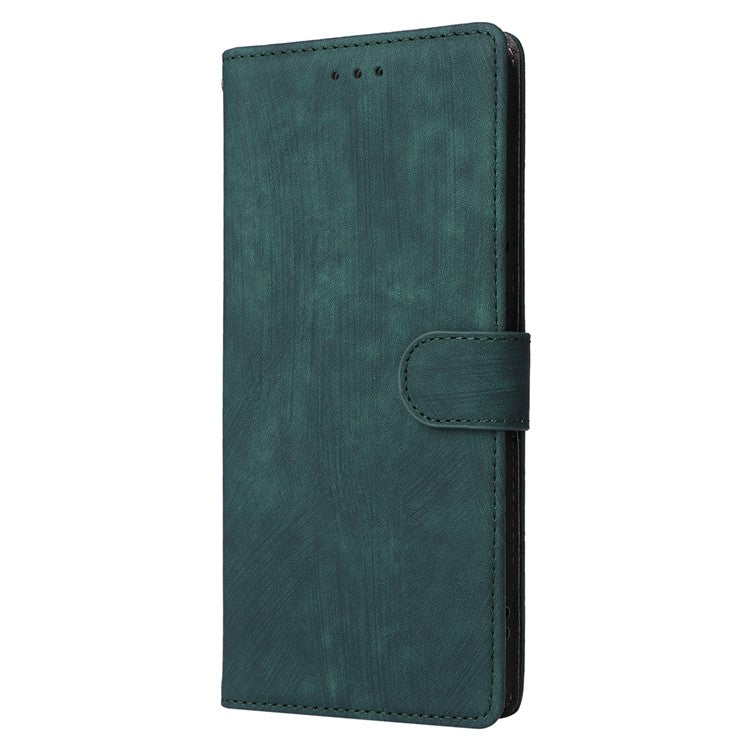 For Xiaomi Redmi Note 14 4G / 5G Wallet Case RFID Blocking PU Leather Cover Stand View - Green