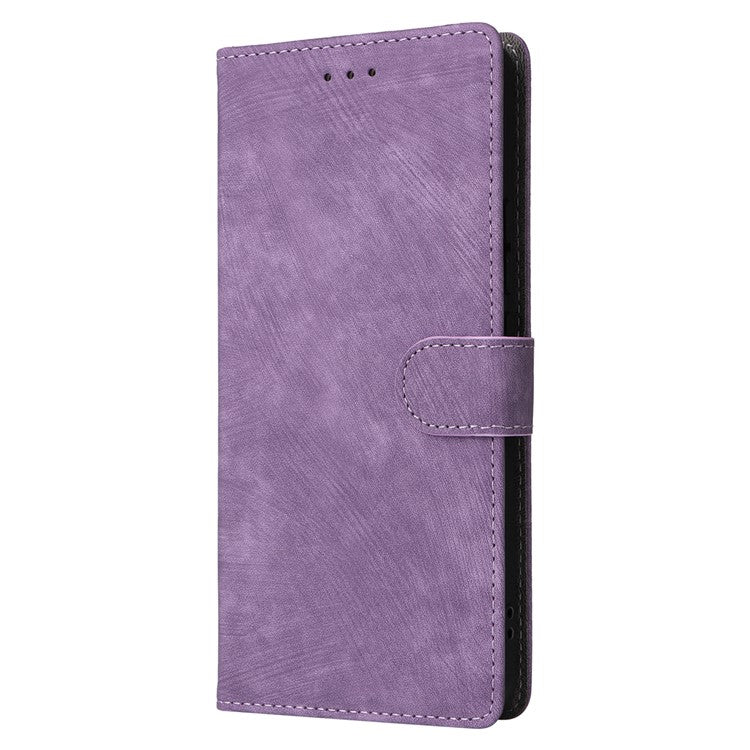 For Xiaomi Redmi Note 14 4G / 5G Wallet Case RFID Blocking PU Leather Cover Stand View - Purple