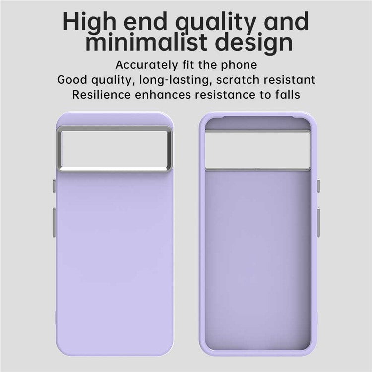 For Google Pixel 8 Case TPU + TPE Anti Drop Protection Phone Cover - Purple