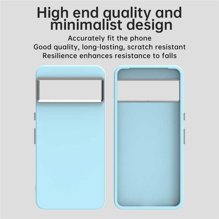 For Google Pixel 8 Pro Case TPU + TPE Anti Drop Protection Phone Cover - Blue