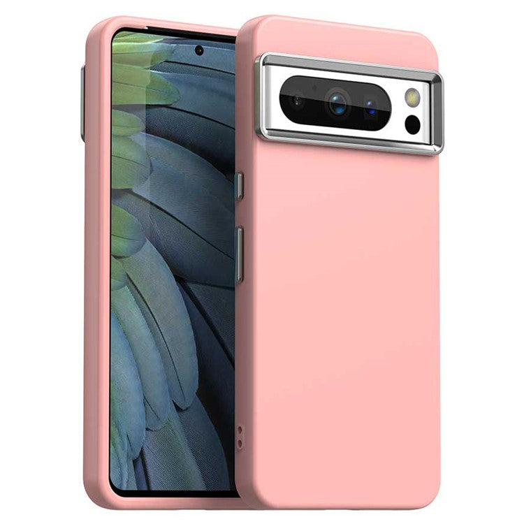 For Google Pixel 8 Pro Case TPU + TPE Anti Drop Protection Phone Cover - Pink