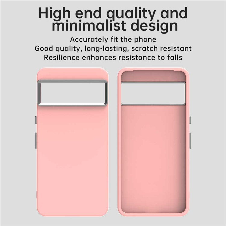 For Google Pixel 8 Pro Case TPU + TPE Anti Drop Protection Phone Cover - Pink