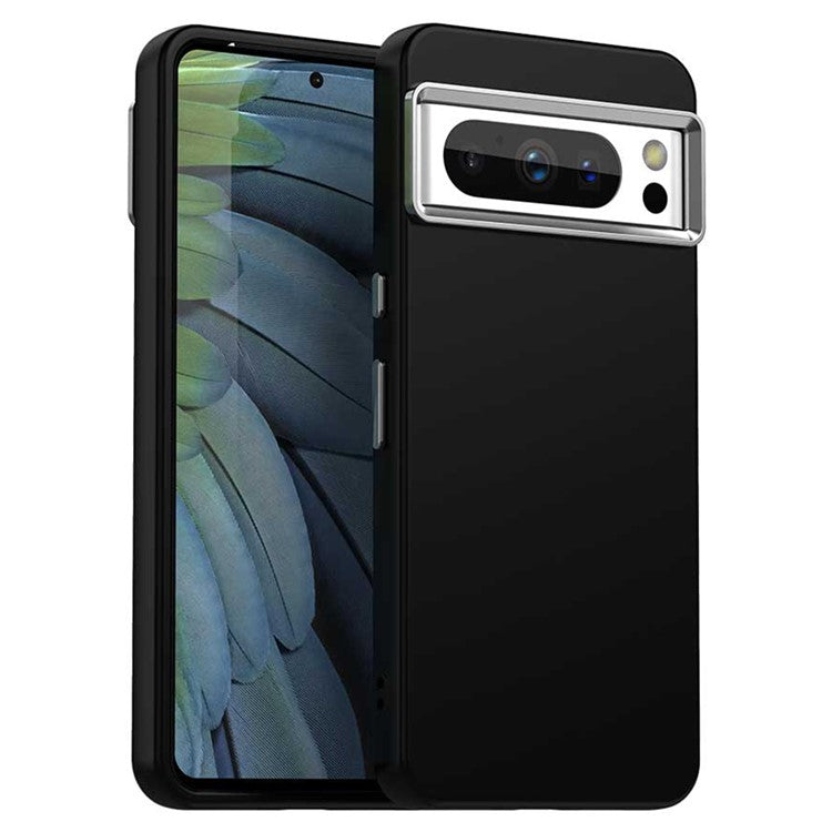 For Google Pixel 8 Pro Case TPU + TPE Anti Drop Protection Phone Cover - Black