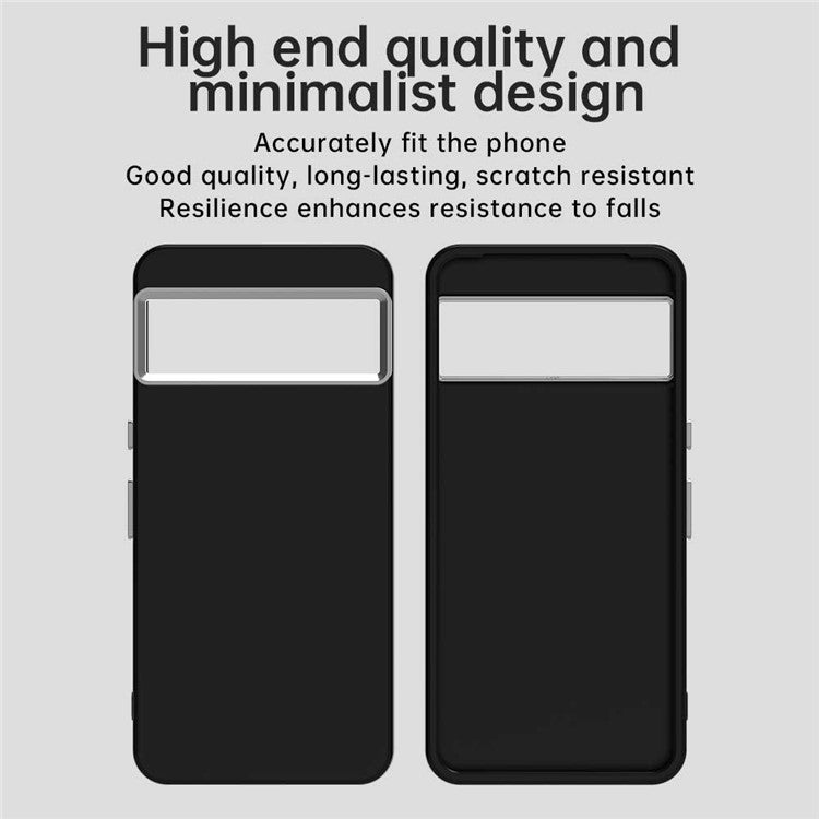 For Google Pixel 8 Pro Case TPU + TPE Anti Drop Protection Phone Cover - Black