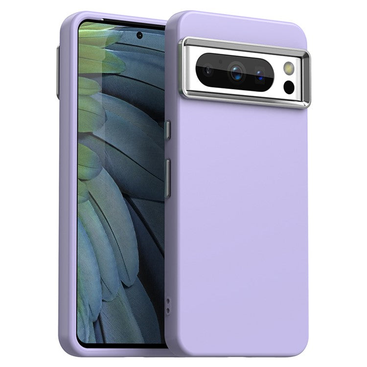 For Google Pixel 8 Pro Case TPU + TPE Anti Drop Protection Phone Cover - Purple