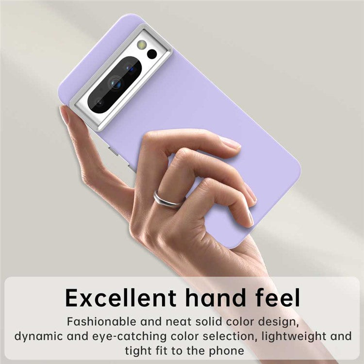 For Google Pixel 8 Pro Case TPU + TPE Anti Drop Protection Phone Cover - Purple