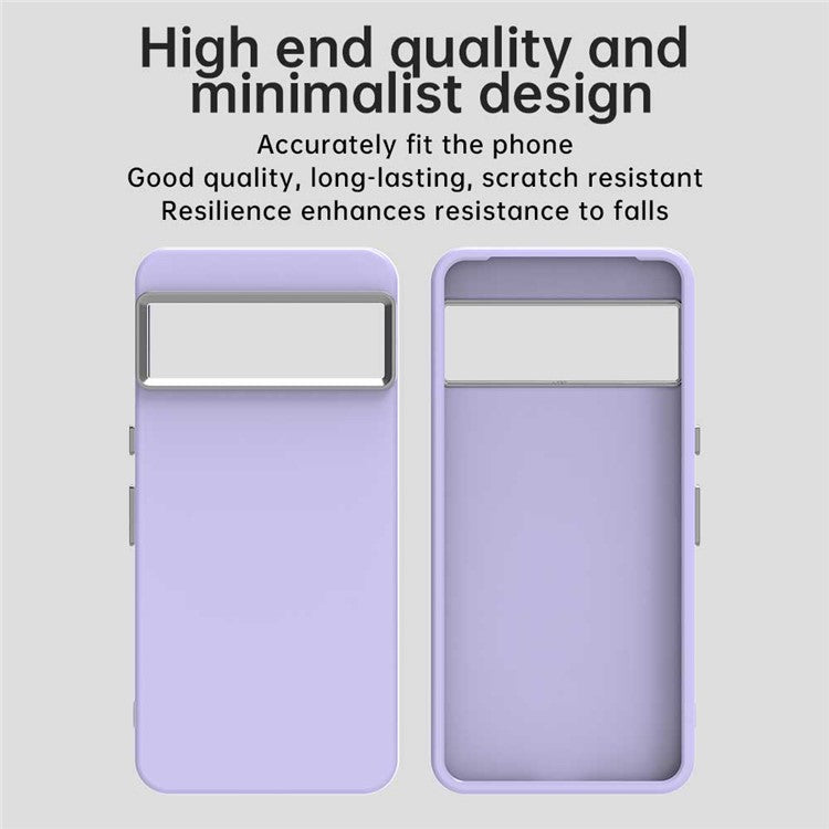 For Google Pixel 8 Pro Case TPU + TPE Anti Drop Protection Phone Cover - Purple