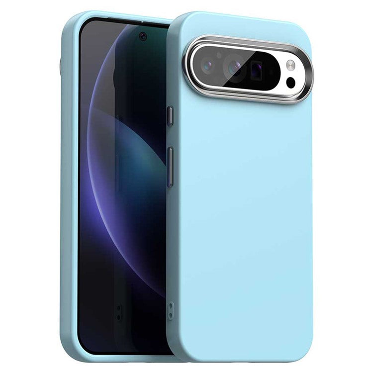 For Google Pixel 9 Pro XL Case TPU + TPE Anti Drop Protection Phone Cover - Blue