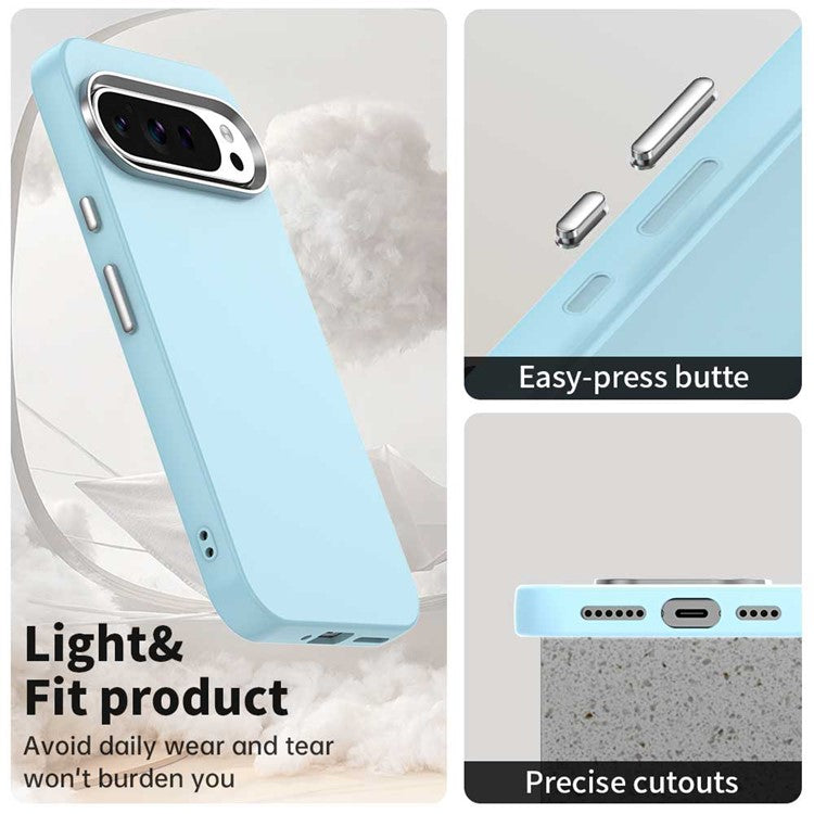 For Google Pixel 9 Pro XL Case TPU + TPE Anti Drop Protection Phone Cover - Blue