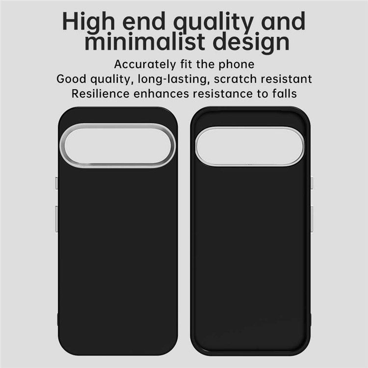 For Google Pixel 9 Pro XL Case TPU + TPE Anti Drop Protection Phone Cover - Black