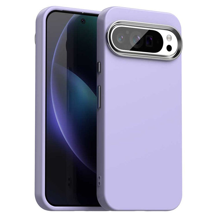 For Google Pixel 9 Pro XL Case TPU + TPE Anti Drop Protection Phone Cover - Purple